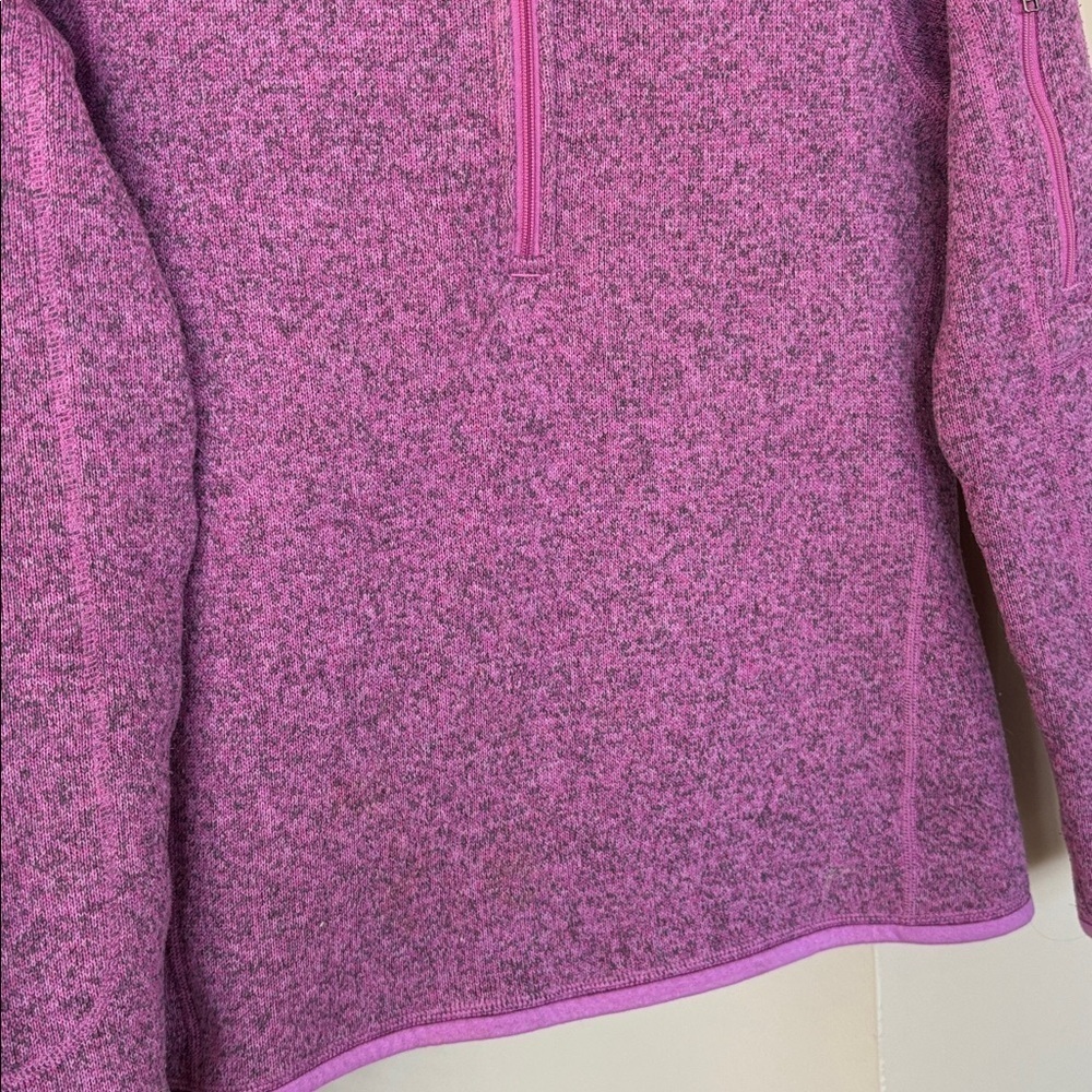 Patagonia Better Sweater 1/4 Zip Fleece Pullover Purple Knit Casual Cozy Fitted - Picture 6 of 13